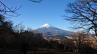 黒岳の展望広場からの富士山
